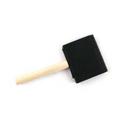 우드핸들 스펀지붓 페인트 브러쉬 3인치 10EA 페인트칠도구 전문가용