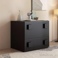 中古風斗櫃 小戶型客廳家用復古組合櫃 電視櫃 實木五斗櫃 收納櫃 卡門床頭櫃, 1個, 1個卡門櫃-復古黑(多個可DIY組合家具,45x40x50cm, 復古黑