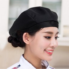 베레모 주방모자 블랙 요리사모자 유니폼모자
