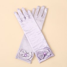 공주 프린세스 유럽 미국 눈 무대 공연 드레스 웨딩 파티 할로윈 새틴 장갑 S898