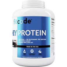 Fitcode 乳清蛋白 巧克力口味, 1個, 2.268公斤