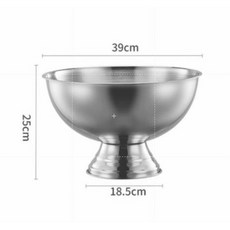 不銹鋼雞尾酒缸 沙拉盆 酒缸 酒會酒缸 茶會飲料盆 冰桶 13.5L, 1個, 約13.5L