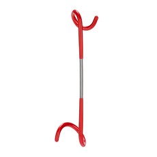 豬尾巴掛勾 營柱夾 天幕桿掛勾 S型掛架 掛燈架 雙頭勾, 紅色, 1個