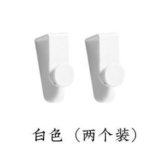 家用櫃門掛鉤 門後掛衣鉤, 白色, 1個