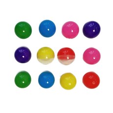 미니뽑기기계 뽑기알 캡슐 뽑기 가챠머신 랜덤추첨기 빈 껍질 세트 캡슐통 업소용, 45mm 투명, 1개, 기본 색상