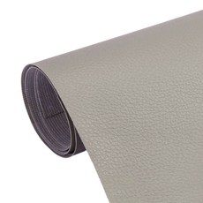 원달러샵 새 것같은 고급PU 초강력 국민 가죽 스티커 완전 대형, 4개, 그레이