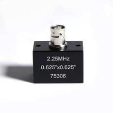 NDT 검사를 위한 BNC 커넥터가 있는 YUSH 2 25 MHz AWS 초음파 탐상기 변환기 2 25P 0 75'' 0 75'', 2.25P0.625'' * 0.625''