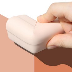 푹신 스티커 가구 모서리 가드 쿠션 아기 유치원 어린이집 가구 코너 보호대, 모서리보호대 코너형 10P 그레이