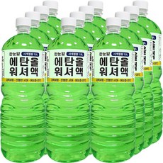 한눈알 에탄올 워셔액, 1.8L, 12개