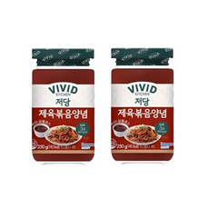 비비드키친 저당 제육볶음양념 최화정 제육볶음소스, 2개, 250g