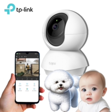 타포 360도 회전형 2K 고화질 스마트 WiFi 홈 카메라 실내용, 360도 회전형 2K고화질(TAPO C210), 1개
