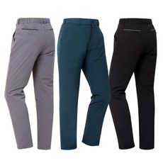 허리 밴딩 겨울 남성 골프 패딩 바지 남자 방한 방풍 일자 솜 보온 팬츠, 38, GB패딩바지-3081네이비