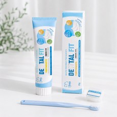 덴탈핏 덴탈피트 반려동물 칫솔치약세트, 80g, 1세트