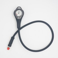 APEKS 다이버미터 조절기 금속 압력 모노미터 기압 잔압계 고압관 노즐, 오프셋 시계
