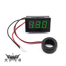0.56三位元 LED 電流錶頭, 紅色, 1個