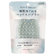 日本 daily delight 頭部SPA頭皮按摩刷, 1個, 綠色