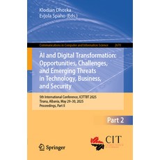 (外文書)AI and Digital Transformation: Opportunities Challenges and Emerging Threats in... Paperback, Springer, English