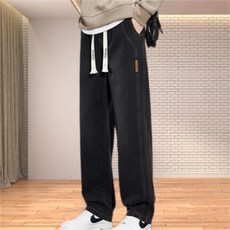 스트레이트 밴딩 청바지 남성 빅사이즈 캐주얼 패션 바지 스판 데님 팬츠