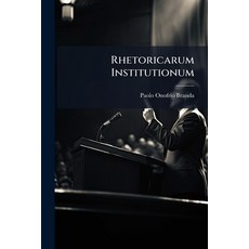 (영문도서)Rhetoricarum Institutionum: Pars Prima [-altera] Paperback, Nabu Press, English, 9781245308816