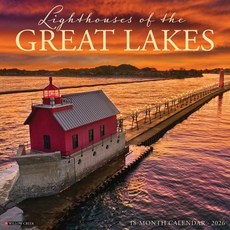 (영문도서)Lighthouses of the Great Lakes 2026 12 X 12 Wall Calendar Spiral, Willow Creek Press Calendars, English, 9781549251795