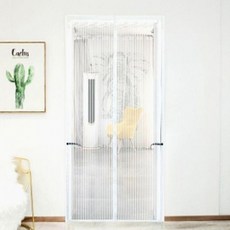 방문 자석모기장(90x200cm) 현관모기장 망사 문틀 방충망, 상세페이지 참조
