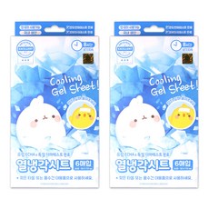 몰랑 열냉각시트, 6개, 6개입