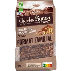 Charles Vignon 샤를비뇽 코코아 뮤즐리 프랑스 직배송, 900g, 1개