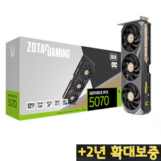 ZOTAC GAMING 지포스 RTX 5070 SOLID OC D7 12GB 그래픽카드 VGA