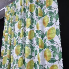 나염 프린트 커튼 디자인 봉커튼 안방 거실 창문 가리개 가림막 인테리어