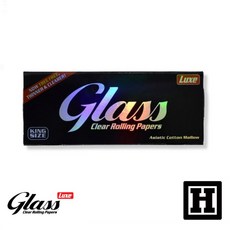 H Market 巴西原裝進口 Glass 透明捲菸紙 KS 110mm 菸紙 捲煙紙 Joint 420, 1個