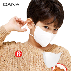 다나 시그니처 마스크 KF94 소소형 30매, 흰색, 30개