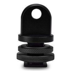 Seafrogs 플래시 액세서리 핫 슈 듀얼 너트 나사 스탠드 카메라 조명 시스템 마운트 어댑터 콜드, 1개