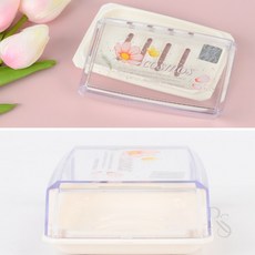 리치썬샵 투명뚜껑비누각 비누정리함