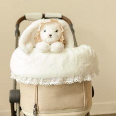 HARRYS PET 寵物推車 Comfort Cushion Guard Victoria Coco 系列, 香草白蕾絲