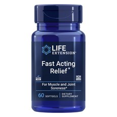 LIFE EXTENSION Fast Acting Relief薑黃&乳香萃取軟膠囊, 1罐, 60顆