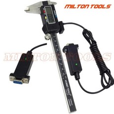 0 150mm 디지털 버니어 캘리퍼 RS232 9 홀 출력 데이터 소프트웨어 USB 어댑터 컴퓨터에 연결 가능, 1개