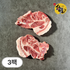 직통미트 한돈 두툼한 목살 구이용 (냉장), 3개, 500g