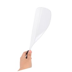 손잡이형 투명 페이스가드 안면보호막, 1개, 1개입