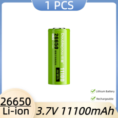 26650 3.7V 11100mWh 리튬 이온 배터리 강력한 라이트 플래시라이트 태양광 가로등 전동 공구용 충전식, 05 1 PCS