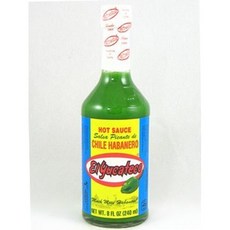 엘 유카테코 그린 하바네로 소스 8 oz (6개 팩) El Yucateco Green Habanero Sauce 8 oz (Pack of 6), 240ml, 1개
