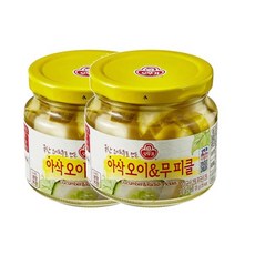 오뚜기 아삭 오이&무 피클_냉동 240g 2개, 1세트
