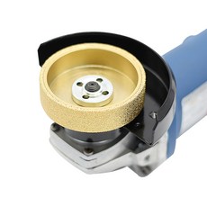 브레이징 다이아몬드 앵글 그라인더 스톤 슬롯 그라인딩 휠 스트레이트 에지 플랫 디스크, 1개