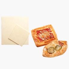 사각 페스츄리 시트 (소) 냉동생지 [카페노리], 60g, 15개