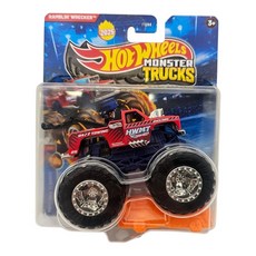 Hot Wheels 핫휠 Monster Trucks Ramblin' Wrecker HWMT Back to Basics 2/6 크러시드 카 다이캐스트 포함, Hot Wheels 핫휠 Monster Trucks R