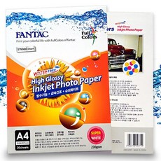 팬텍 사진인화지 포토용지 A4 230gsm 20매, 팬택인화지 A4 230gsm 20매