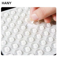 3M 미끄럼방지 고무발 100개(8*3mm) 64개(12*5mm) 1set, 투명, 1세트