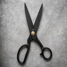 힌즈 카본 재단가위 9호 23.5cm, 1개, 블랙