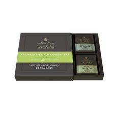 Taylors of Harrogate 다양한 과일 및 허브 티 20개 (1팩), Green Teas, 20 Count (Pack of 1)