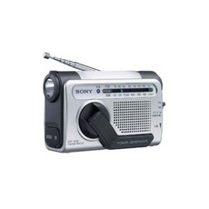 SONY 수동 충전 FM/AM 휴대용 라디오 B03 실버 ICF-B03/S