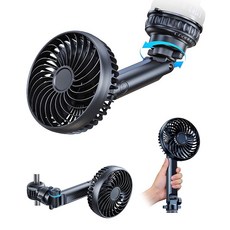 Xuenair 5000mAh Rechargeable Fan for Car Windshield Window Headrest Small Portable Suction Cup Fa, Xuenair 5000mAh Rechargeable F